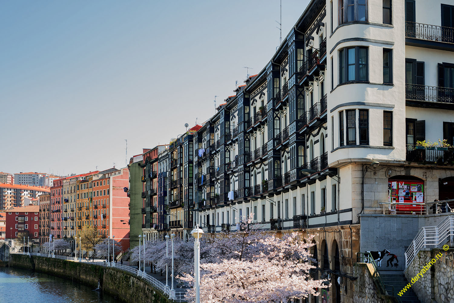 Rio Nervion   Basque Country  Bilbao