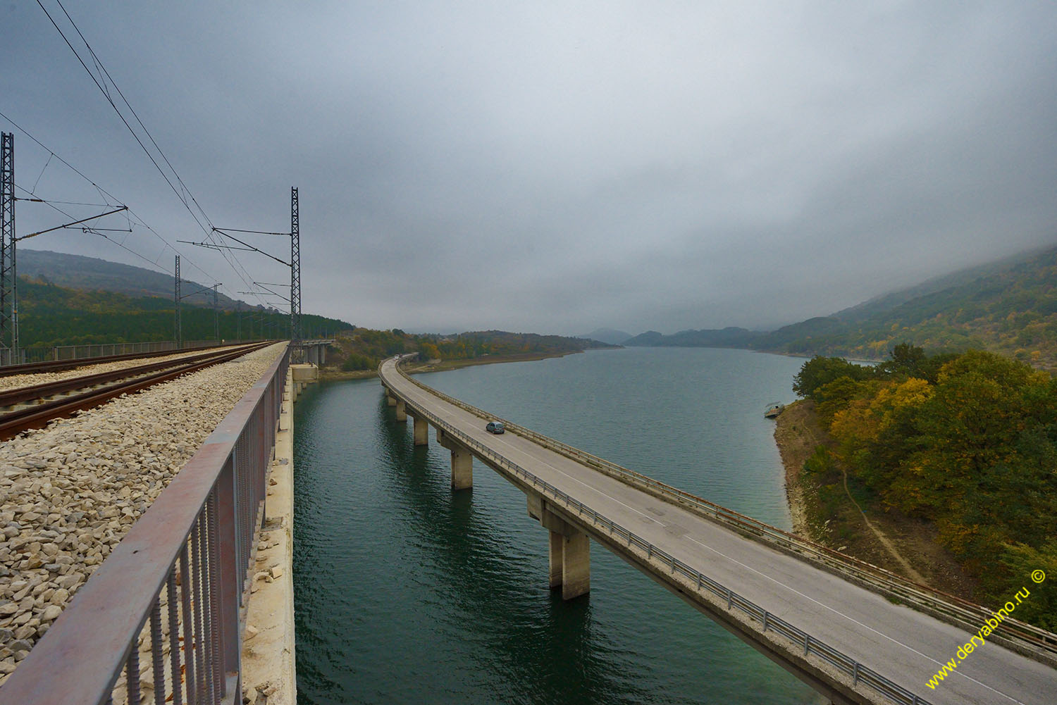 мосты через Цоневское водохранилище