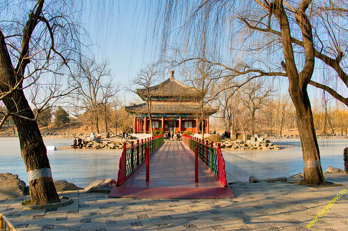 Jianbi Pavilion Сад совершенной ясности Yuanmingyuan Пекин Китай China Beijing
